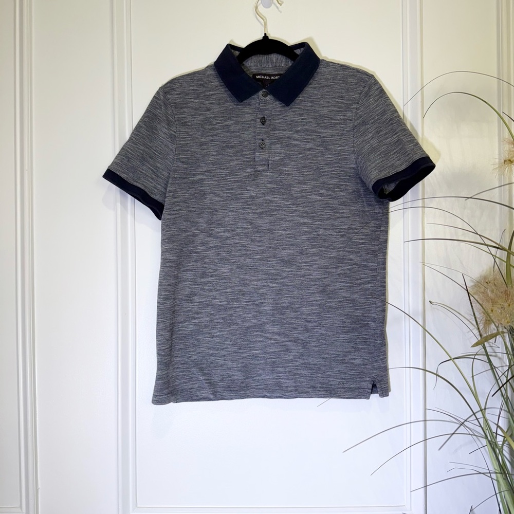 Michael Kors Gray Polo Shirt Classic Design